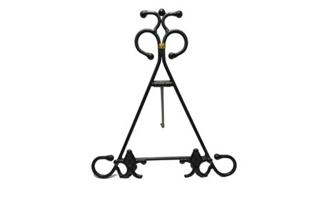 KİTAP VE TABLET TUTUCU AYAKLI FERFORJE STAND, 26X29X21 CM