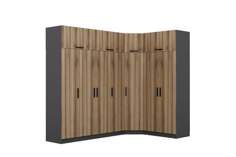 MİNAR KALE GARDIROP 3,  7 KAPAKLI,  DORE