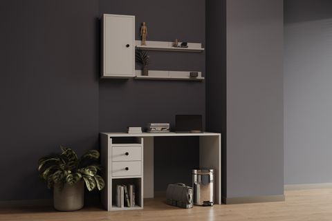 MİMAR TASARIM ÇALIŞMA MASASI, 2 ÇEKMECE 1 KAPAKLI