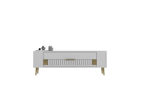 RETROLP TV SEHPASI, 4CT, BEYAZ ALTIN