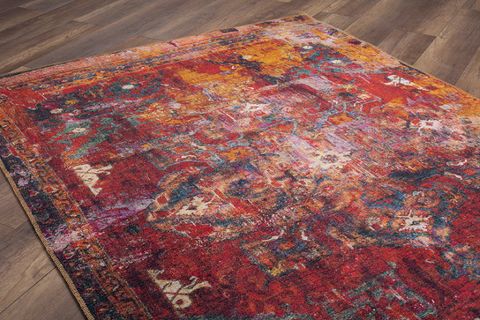 ARTLOOP MODERN FUSİON DEKORATİF ŞÖNİL DOKUMA MULTİ HALI AL 140 140X190