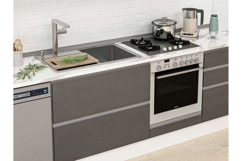 ALVİNKA 400X240 CM MUTFAK DOLABI, MBB E90B50S60 1 ANTRASİT SUNTALAM