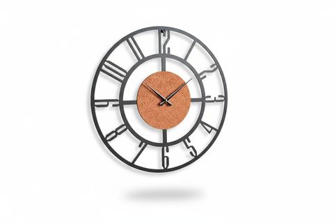 BUNNELA METAL RENKLİ DUVAR SAATİ, 50X50 CM