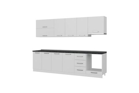 MİNAR FELİX 295 CM MUTFAK DOLABI BEYAZ 295-B8