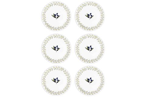 THE MİA OLİVOS PASTA TABAĞI 6LI SET 19 CM OVS0002