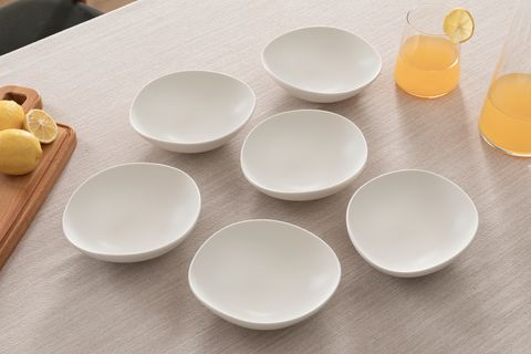 KİTCHEN ESSENTİALS STONEWARE MAT YEMEK TAKIMI, EKRU, 24 PARÇA
