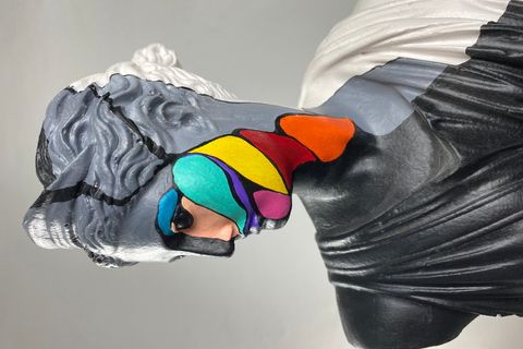 ARTEMIS SLICE OF COLOR POP ART DEKORATİF ROMA YUNAN HEYKELLERİ