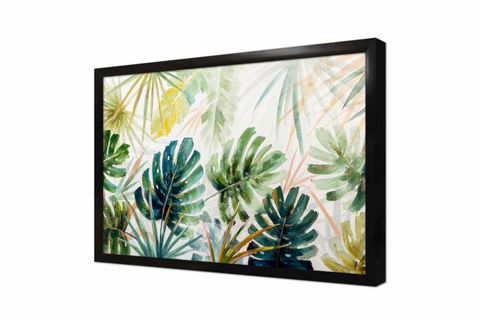 EGZOTİK YAPRAKLAR CAM TABLO, ÇERÇEVESİZ, 20X30, C02000536