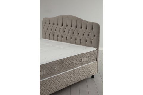 VASSİ SONATA ÇİFT KİŞİLİK BAZA+BAŞLIK+YATAK, BEJ, 160X200
