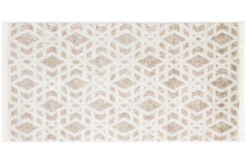 LİFE MAKİNE HALISI 6010, SAÇAKLI, BEJ, 100X300