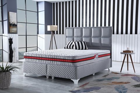 ROYAL LUX BEDDİNG SMART ULTRA PAKET YAYLI ÇİFT KİŞİLİK YATAK, 160X200