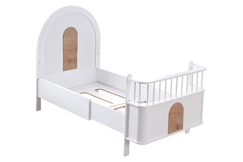 VENÜS BÜYÜYEN BEŞİK 90X130 VENÜS KARYOLA 90X190, BEYAZ CEVİZ