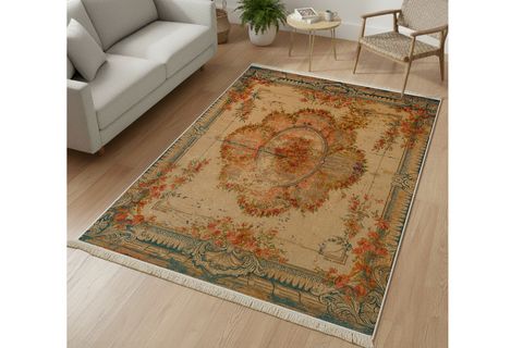 ANTİK ÇERÇEVE DOKUMA TABAN HALI, 503 YNG, 80X150 CM