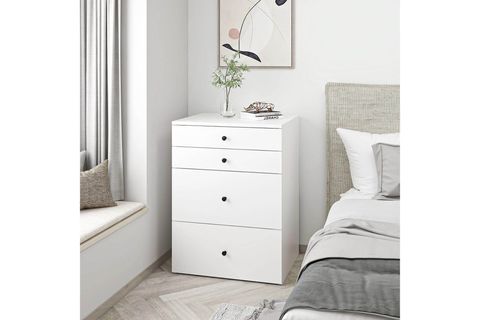 LUMA GİZLİ PUFLU LED AYNALI MAKYAJ MASASI, BEYAZ