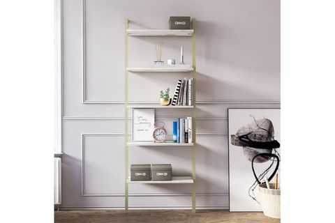 OCASSO MAGLİANA KİTAPLIK, BEYAZ GOLD