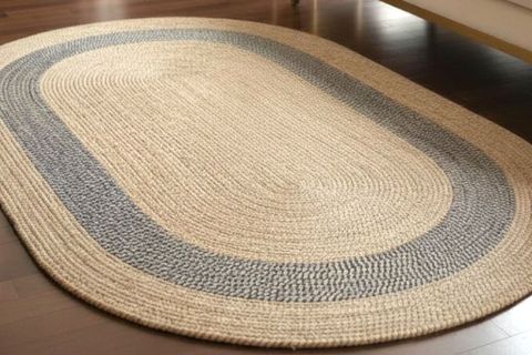 LORA OVAL MODEL HALI, NATURAL SİYAH, 80X150 CM