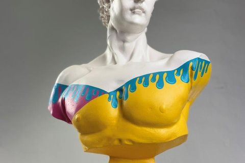 DAVID LEAK POP ART DEKORATİF ROMA YUNAN HEYKELLERİ
