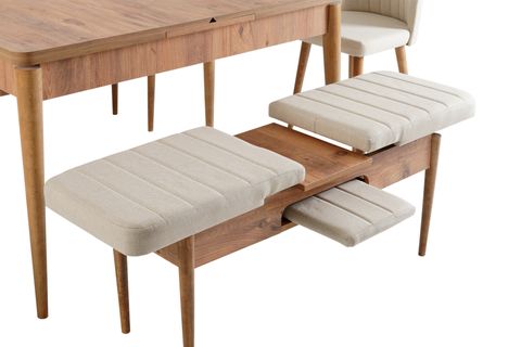 SEMBOL AÇILIR BENCH, ATLANTİK KREM