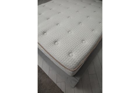 DELUXE GRİ ÇİFT KİŞİLİK BAZA+BAŞLIK+YATAK, GRİ, 140X200