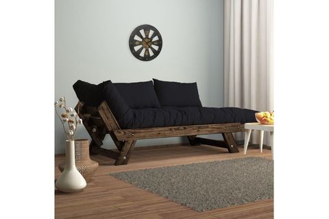 WOODESK ADALAR MASİF CEVİZ-KIRMIZI RENK 2Lİ KANEPE CPT8114-210