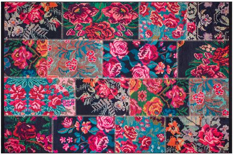 FRENDA HALI, PAMUK TABAN, KIRMIZI, 160X230