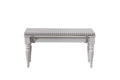WHİTE BENCH GRİ MİNDER, 85 CM