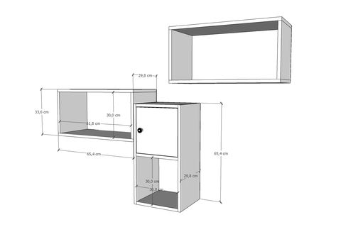 AYDIN KİTAPLIKLI RAF, PNR-DVR-1013