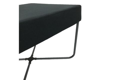 GOLDSİT KAREX PUF, SİYAH KUMAŞ