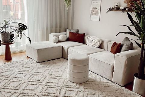 LENA BAYBFACE MODÜLER KÖŞE KOLTUK, BEYAZ