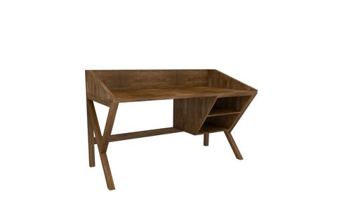 WOODFACE SNOW DOĞAL AHŞAP ÇALIŞMA MASASI, CEVİZ