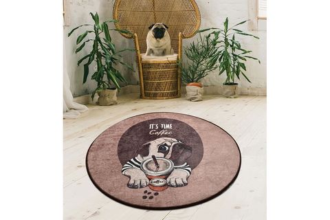 CHİLAİ HOME PUGS COFFEE DJT ÇAP HALI 100 CM