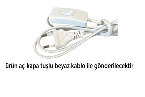 SİLVER YATAK ODASI AYDINLATMA ABAJUR SETİ, KROM AYAK, KREM BAŞLIK