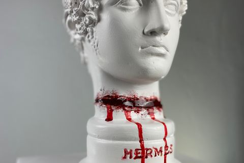 HERMES CUT THROAT POP ART DEKORATİF ROMA YUNAN HEYKELLERİ, HE057