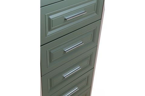 ADEN ŞİFONYER GÜMÜŞ KULPLU, 6 ÇEKMECELİ