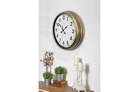 ESKİTME STANDART METAL KLASİK DUVAR SAATİ 40 CM