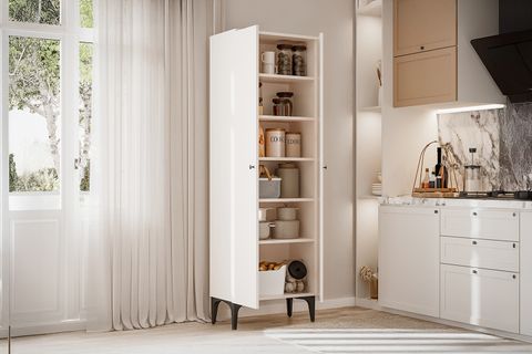 ÇETMEN COMFORT FLEX 2 KAPAKLI ÇOK AMAÇLI DOLAP BEYAZ
