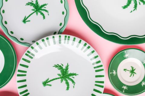 FERN&CO. X ANTHROPOLOGIE THE PALM COLLECTION YEMEK TAKIMI, 24 PARÇA