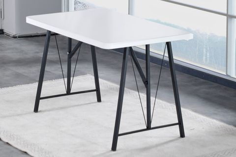 LAJMY  BEYAZ SABİT MUTFAK MASA TAKIMI, 1 SIRTLI BENCH, 2 SANDALYE, ANTRASİT, 70X110