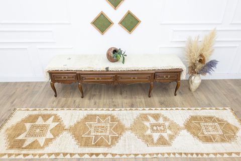 SOHO ANTİQ SAZOBA GEOMETRİK MOTİFLİ HERKİ YÜN YOLLUK, 91X360