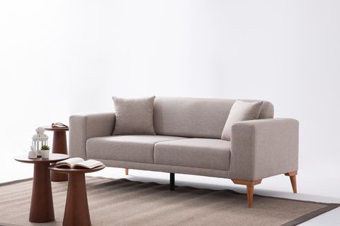 BABİL İKİLİ KANEPE, KREM