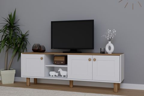 BOHEM SERİSİ TV ÜNİTESİ, GARDEN MEŞE BEYAZ