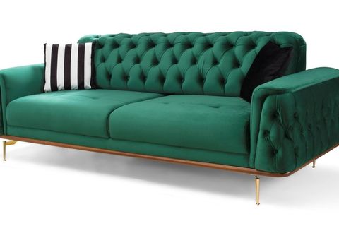 Yeşil Üçlü Ahşap Kasa Gold Ayak