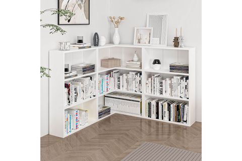 ADEL KÖŞE KİTAPLIK, BEYAZ, SET 2