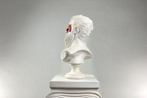 POSEIDON ART MASK POP ART DEKORATİF ROMA YUNAN HEYKELLERİ