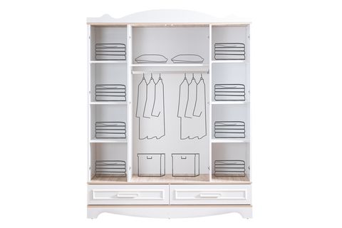 ZİRVE GARDIROP, 4 KAPAKLI