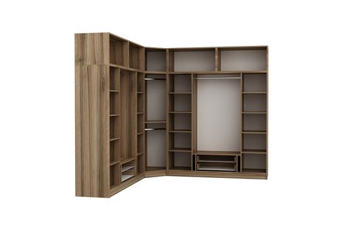 MİNAR KALE GARDIROP 01, 9 KAPAKLI, ANTRASİT