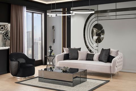 LOUNGE KOLTUK TAKIMI, KREM
