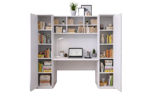 MERİSA 2 KİTAPLIKLI ÇALIŞMA MASASI, BEYAZ
