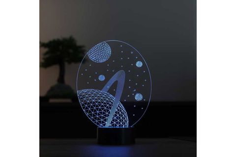 RENK SEÇENEKLİ LED GECE LAMBASI, SATÜRN