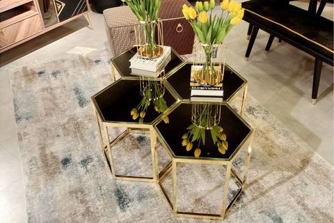 VİCO GOLD DÖRTLÜ PETEK ORTA SEHPA